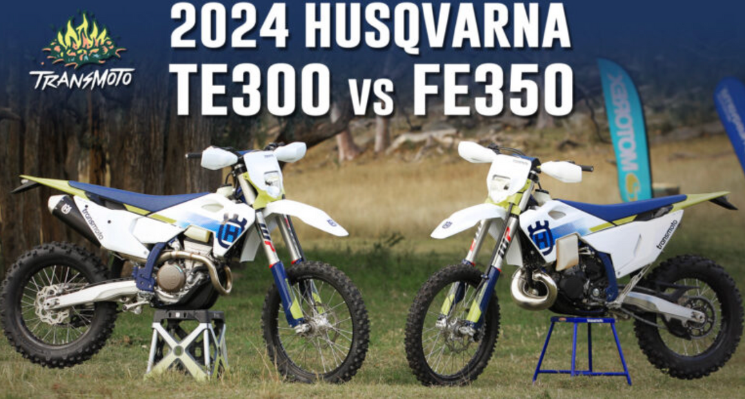 TESTED: 2024 HUSQVARNA TE300 vs FE350