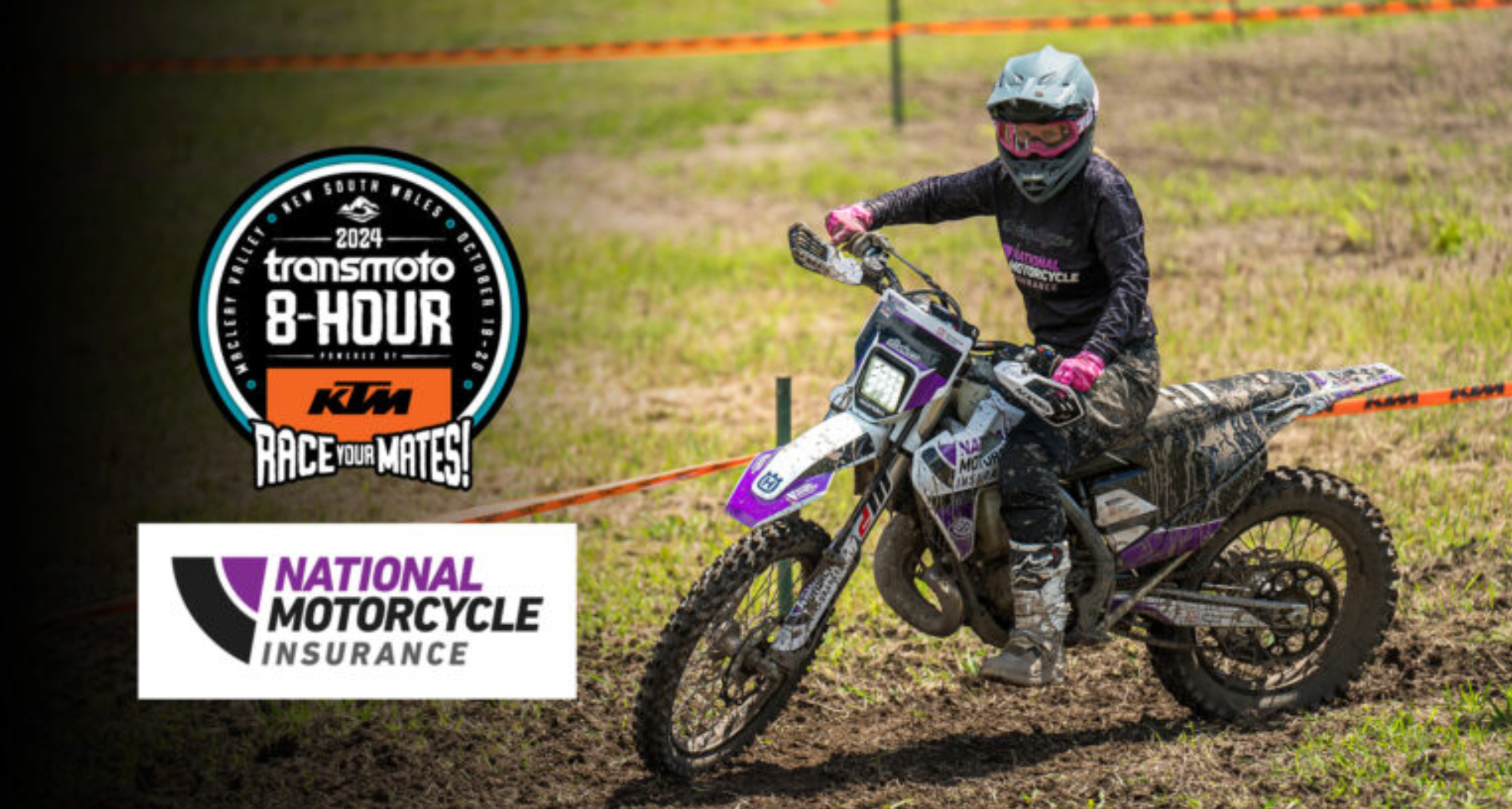 2024 TRANSMOTO 8-HOUR AT MACLEAY VALLEY WITH THE NATIONAL MOTORCYCLE INSURANCE TEAM