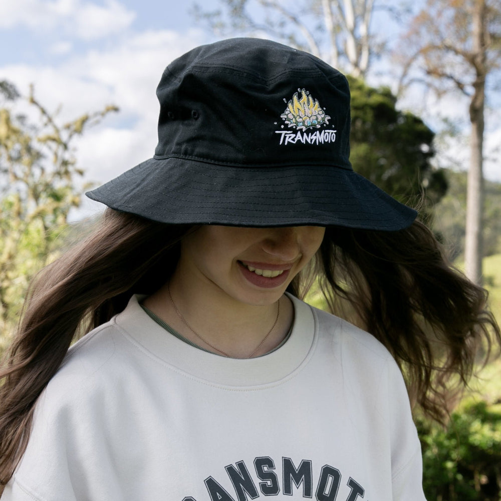 TRANSMOTO COTTON BUCKET HAT