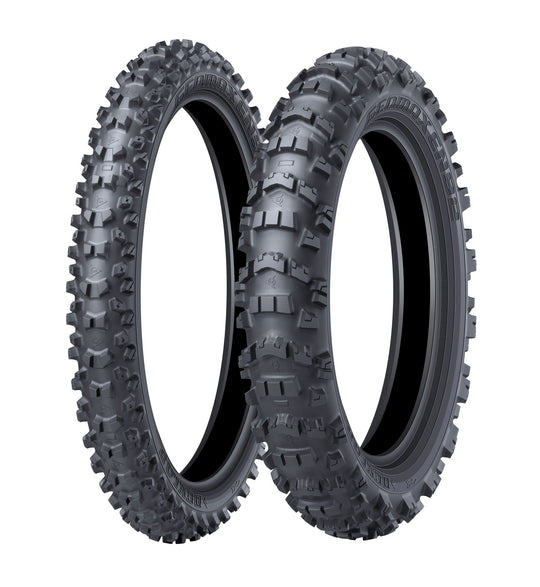 Dunlop Geomax EN92 front and rear tyres