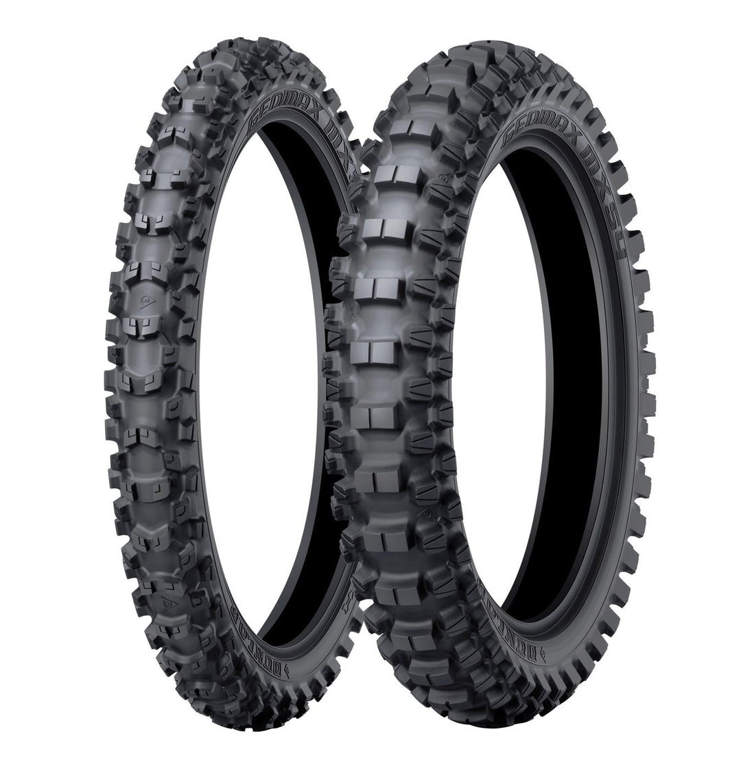 Dunlop Geomax MX54 front and rear tyres