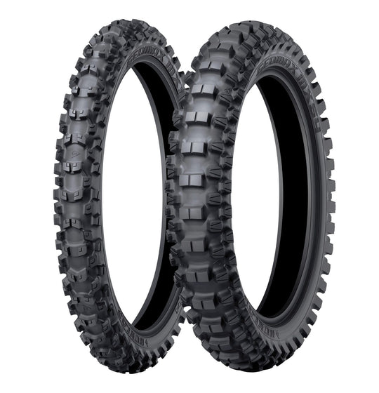 Dunlop Geomax MX54 front and rear tyres