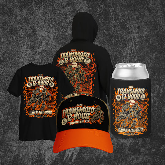 Limited Edition Apparel - 2026 Transmoto 12-Hour @ Batemans Bay