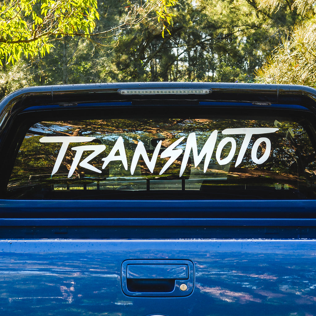 Transmoto - Rear Window Decal